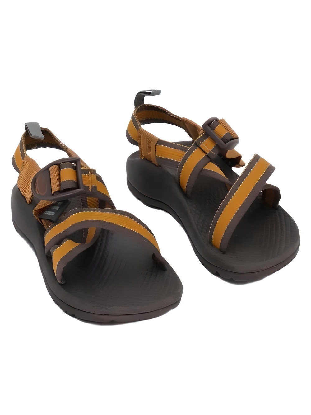 Chaco Z/1 Ecotread Kids Sport Sandals Yellow Brown Size 10